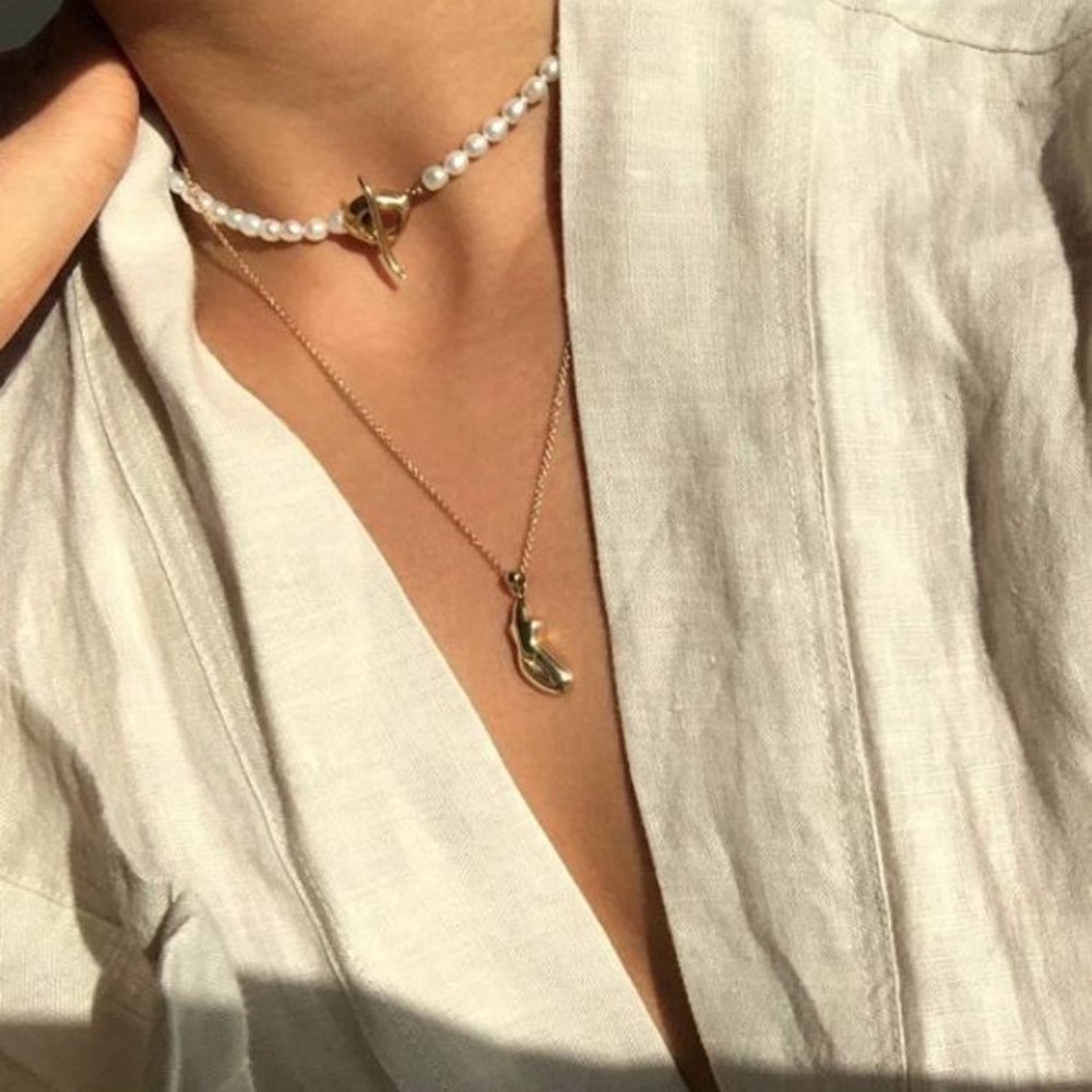 Cadette Jewelry Female Form Figure necklace